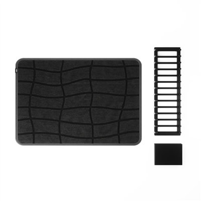 UDry Ultra Bulaşık Kurutmalık Siyah 61x43x12 cm