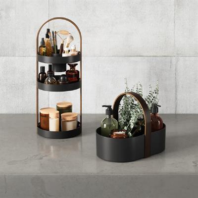 Umbra Bellwood Kozmetik Organizatör Siyah/Ceviz