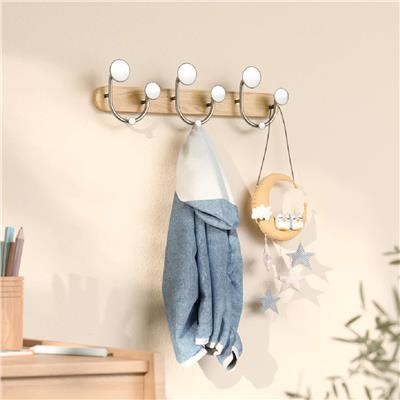 Umbra Melody 9 Duvar Kancası Doğal/Nikel