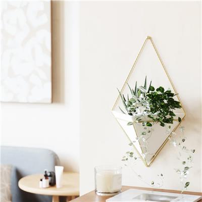 Umbra Trigg Duvar Kabı Beyaz/Pirinç