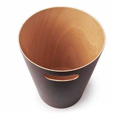 Umbra Woodrow Çöp Kovası 2 Galon (7,5 L) Kapasiteli Kahverengi