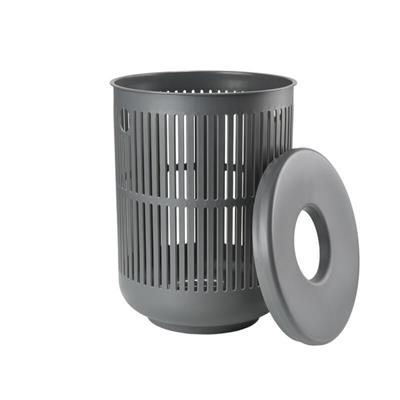 Ume Çamaşır Sepeti 60 L Gri - Çap: 40 cm