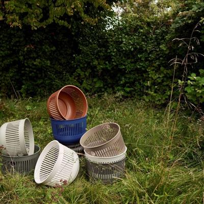 Ume Çamaşır Sepeti Soft Gri 30 Litre - Çap 40 cm