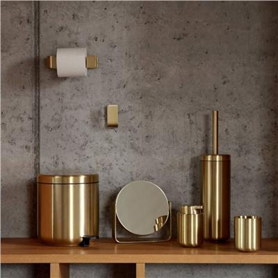 Ume Diş Fırçası Kupası Mat Pirinç 10,3 cm - Çap:8,3 cm