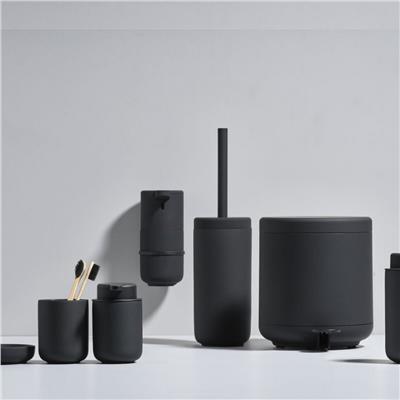 Ume Diş Fırçası Kupası Siyah 10,3 cm - Çap:8,3 cm