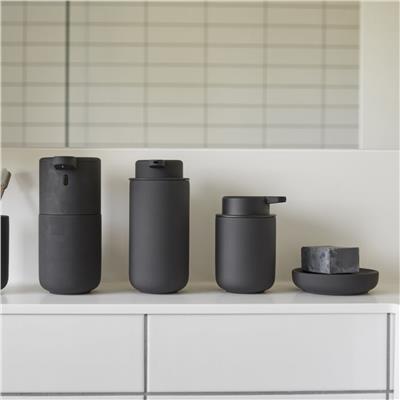 Ume Katı Sabunluk Siyah Çap:12 cm