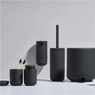 Ume Katı Sabunluk Siyah Çap:12 cm