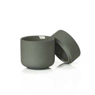 Ume Kavanozu 2 Parça Zeytin Yeşili 10,3 cm - Çap:8,3 cm