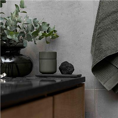 Ume Kavanozu 2 Parça Zeytin Yeşili 10,3 cm - Çap:8,3 cm