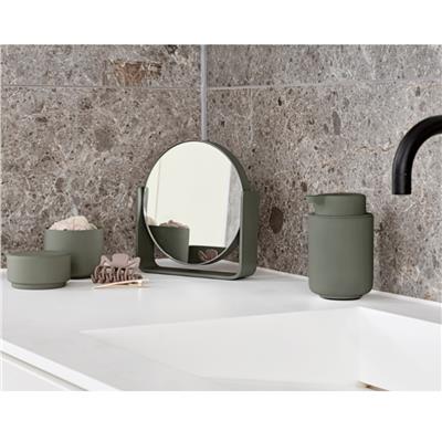 Ume Masa Aynası Normal & 5X Zoom Zeytin Yeşili