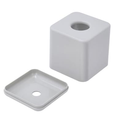 Ume Mendil Kutusu Soft Gri 13x13x15,1 cm