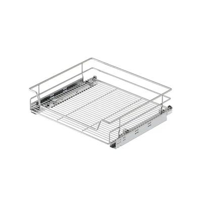 Unique Box Çift Açılım Gizli Raylı Bağımsız Çekmece Krom Renk