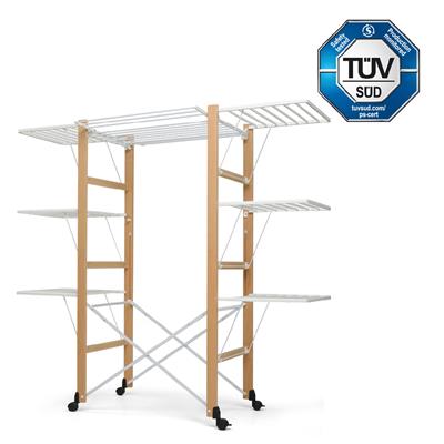 Ursus Katlanabilir Ahşap Çamaşır Kurutmalık Doğal Renk