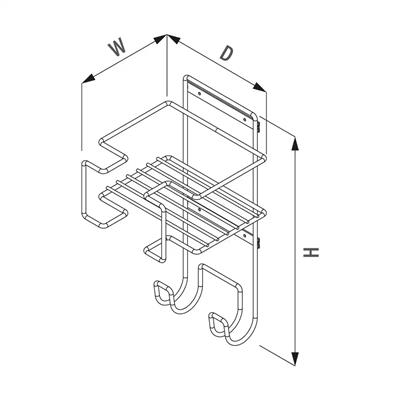 Ütü Askısı Aparatı Antrasit Renk