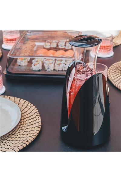 Vacu Vin Aktif Soğutucu Karaf, Siyah, Kutulu