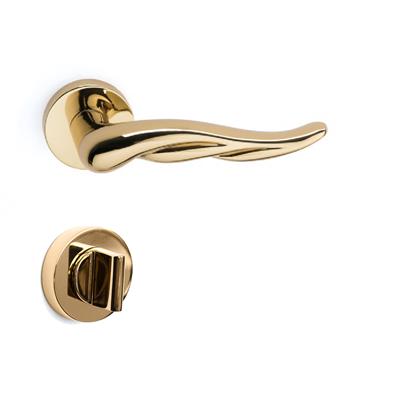 Vala Rozetli Kapı Kolu Takımı Gold Renk