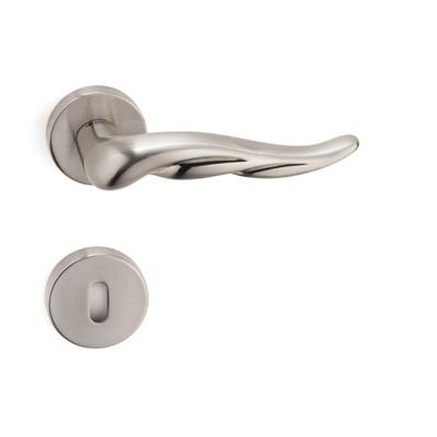 Vala Rozetli Kapı Kolu Takımı Saten  Renk