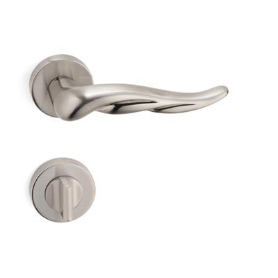 Vala Rozetli Kapı Kolu Takımı Saten  Renk