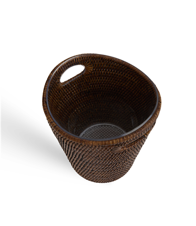 Vasque à Hasır Şampanya Kovası Kahverengi 25x5x24x24/26 cm