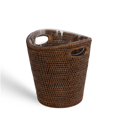 Vasque à Hasır Şampanya Kovası Kahverengi 25x5x24x24/26 cm
