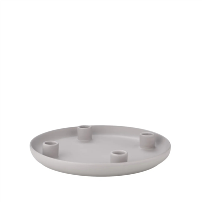 VELA Yuvarlak Mumluk L Gri Ø27 cm