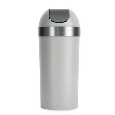 Venti Can Çöp Kovası Gri/Nikel Mat 62 Lt