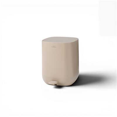 Vera Çelik Çöp Kovası - Taupe 7 L