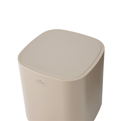 Vera Çelik Çöp Kovası - Taupe 7 L