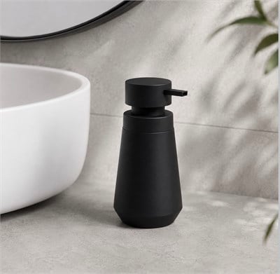 Vera Konik Sıvı Sabunluk - Siyah 300 ml