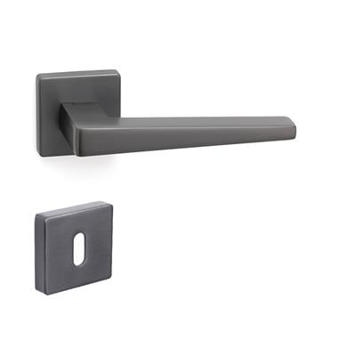 Vısıon Rozetli Kapı Kolu Takımı Füme Renk