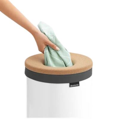 Whıte Paslanmaz Çelik Çamaşır Sepeti 35L