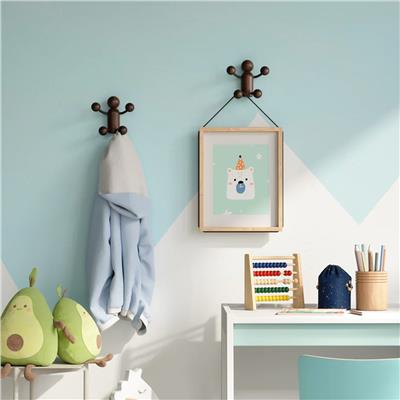 Woody Siyah/Ceviz 4Lü Askılık