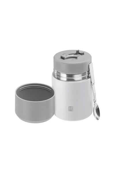 Yiyecek Termosu Beyaz Paslanmaz Çelik 700 Ml