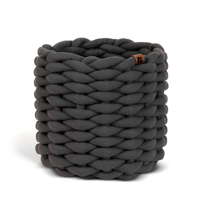 Yuvarlak Sepet S Küçük Boy Antrasit Ø21xY17 cm