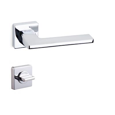 Zetta Rozetli Kapı Kolu Takımı Krom  Renk