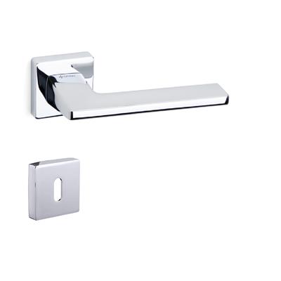 Zetta Rozetli Kapı Kolu Takımı Krom  Renk