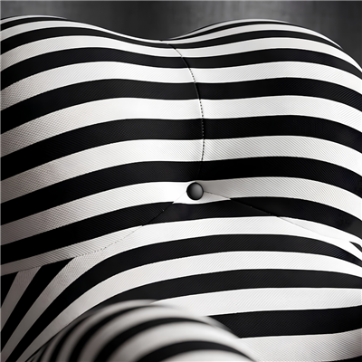 ZUMA Black/White Dinlenme Koltuğu