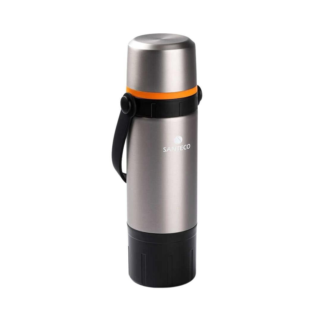 024-01-Çift Katmanlı Kahve Demleme Aparatlı Paslanmaz Çelik Termos 650Ml