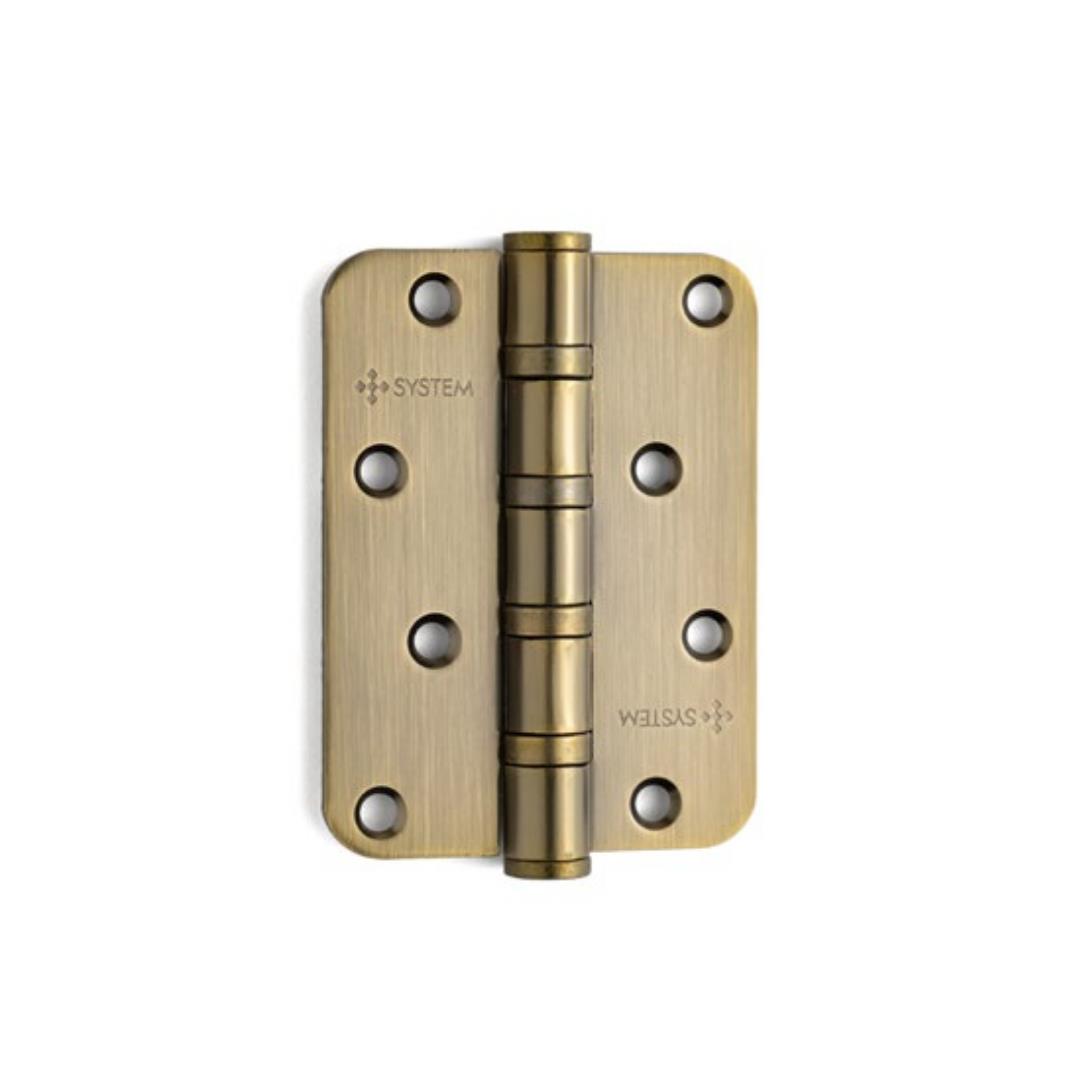 10 cm Yönsüz Menteşe 4 Bilyalı 3 mm Mat Antik Bronz