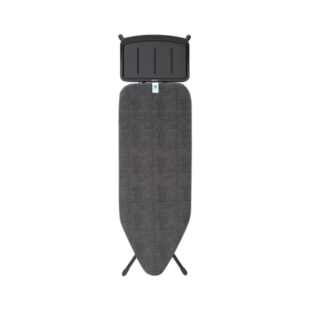 124x45cm (c) Buhar Kazanı Standlı Denım Black Desenli Ütü Masası - Ssuh