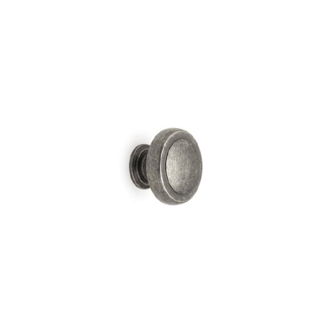 1915 Tek Delikli Kulp Antik Gümüş Renk 32 Mm