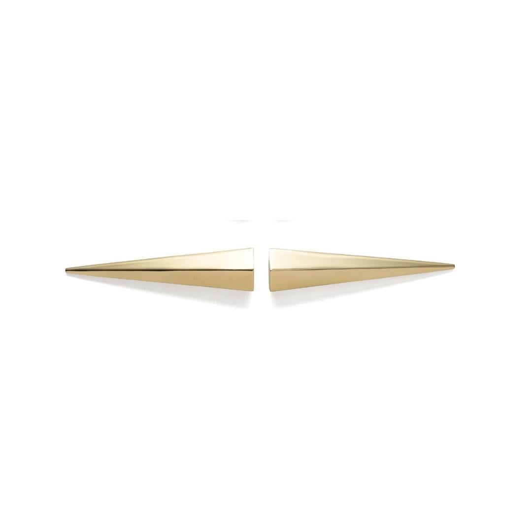 4170 Modern Kulp  Gold Renk Yarım Tek Adet 32 mm