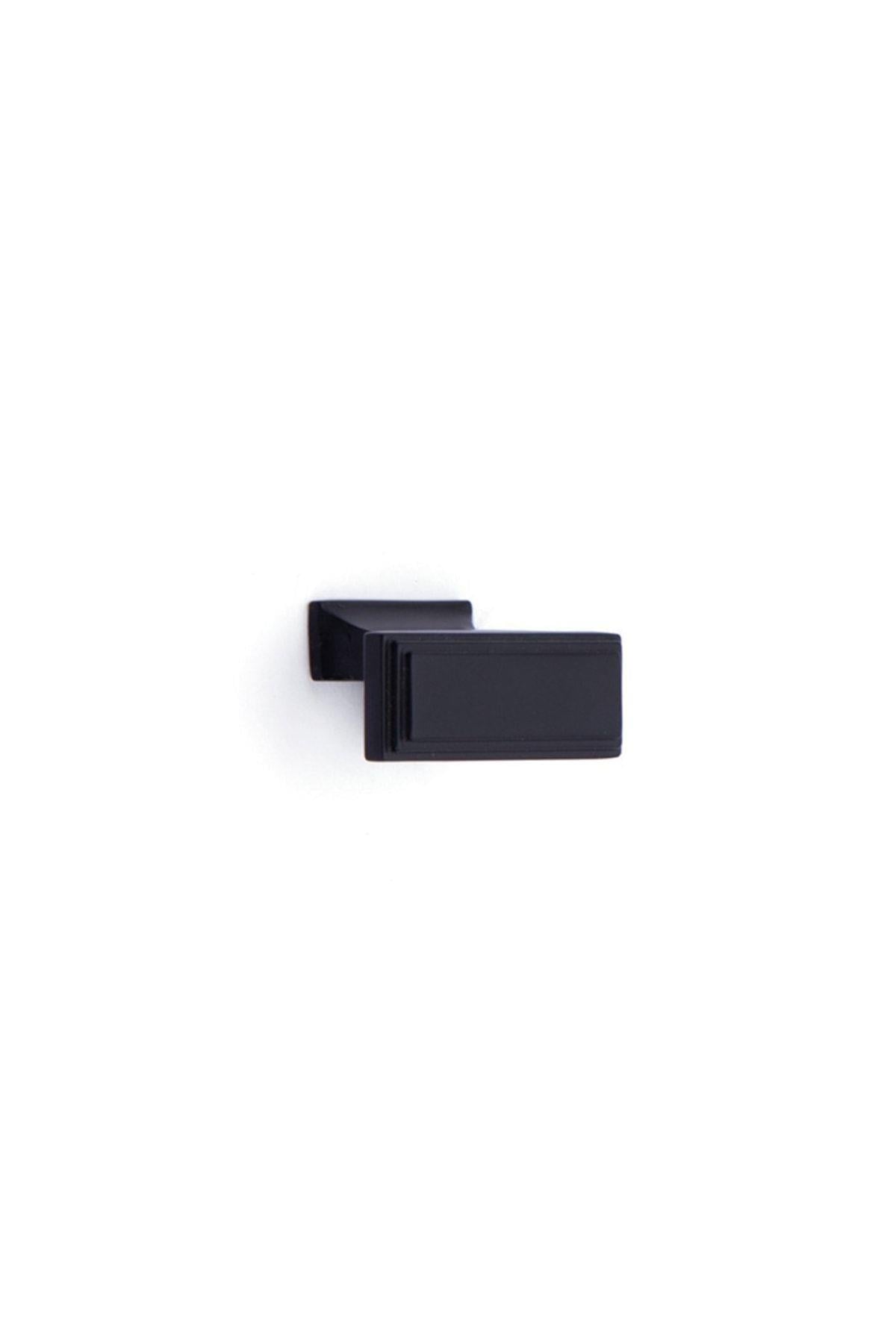 4237 DÜĞME KULP SİYAH RENK 16 MM