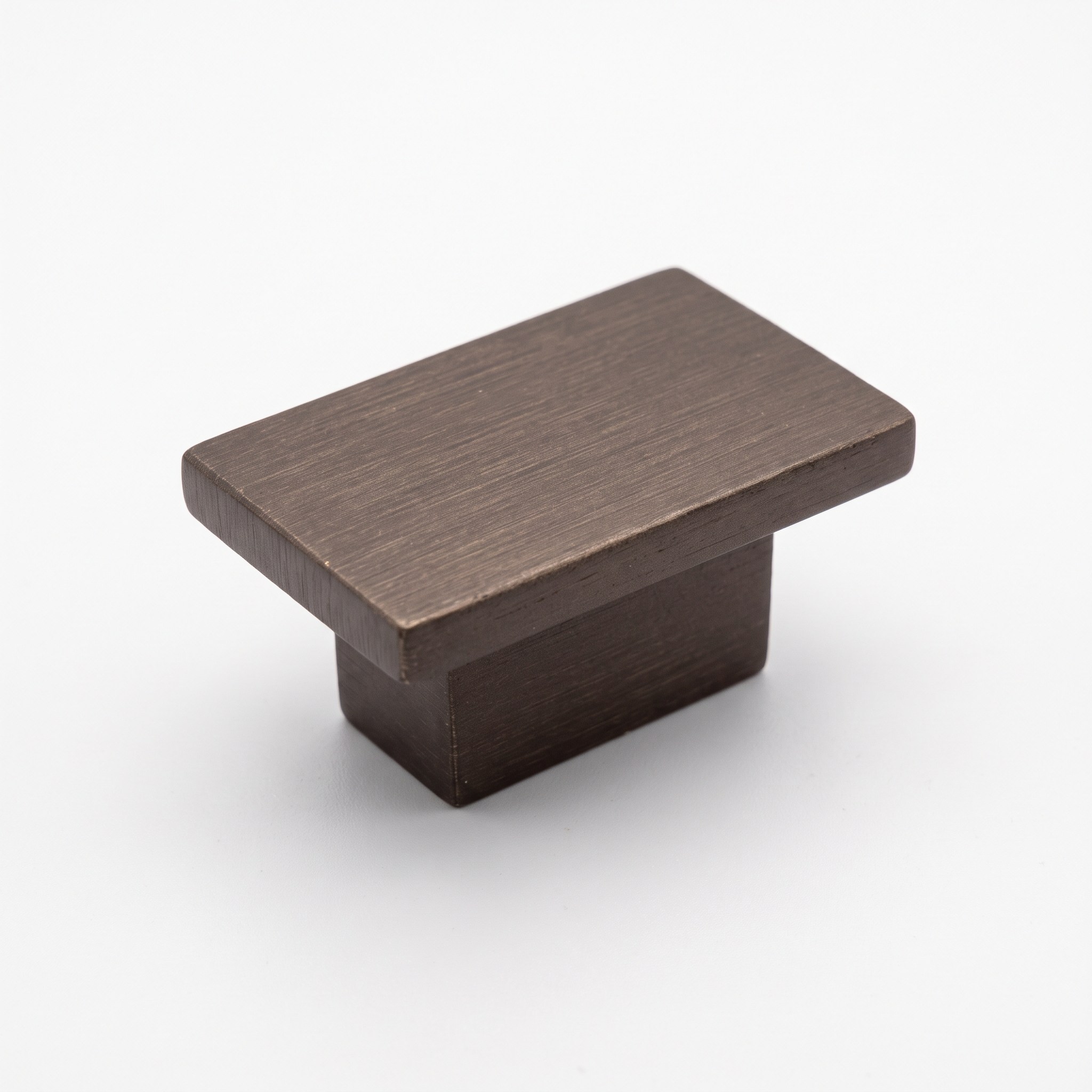 4335 Çift Delikli Kulp Koyu Bronz Saten Renk Çap 44x27 mm 