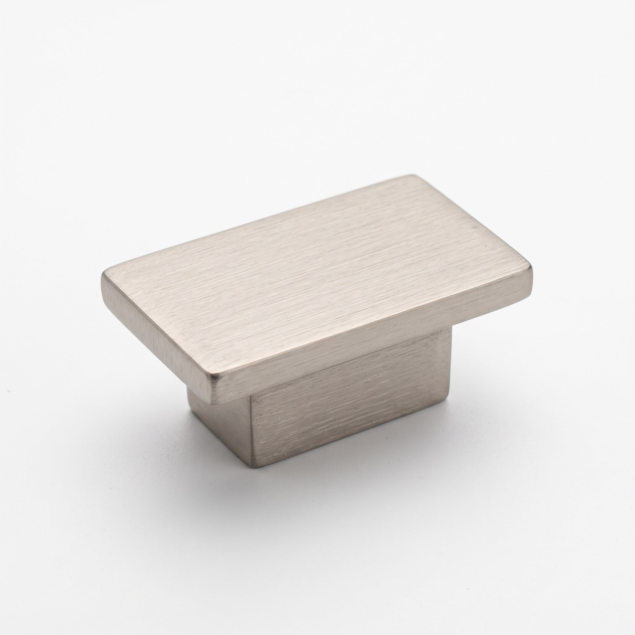 4335 Çift Delikli Kulp Nikel Saten Renk Çap 44x27 mm 