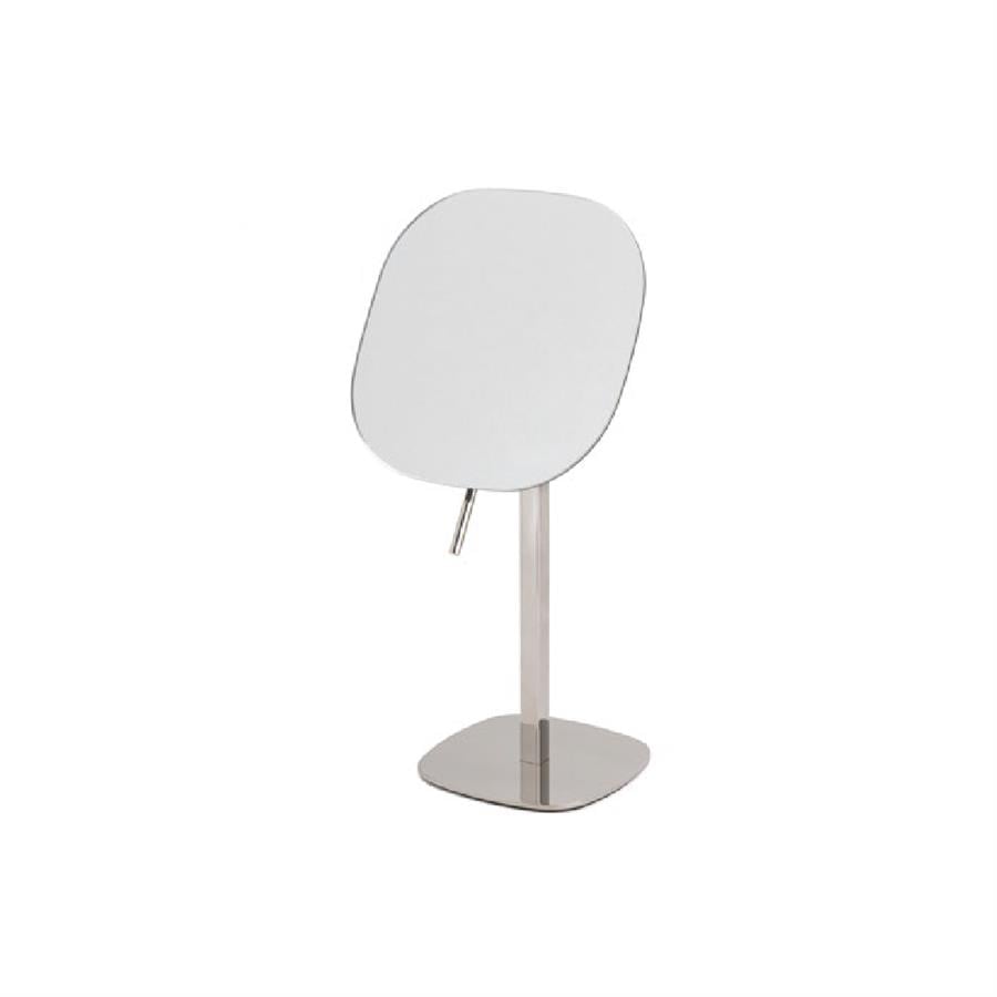 5 X Krom Masa Üstü Büyüteçli Makyaj Aynası Krom Renk 335X170X120 Mm