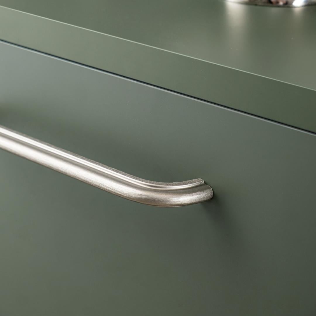 8315 Modern Oval Kulp Nikel Saten Renk