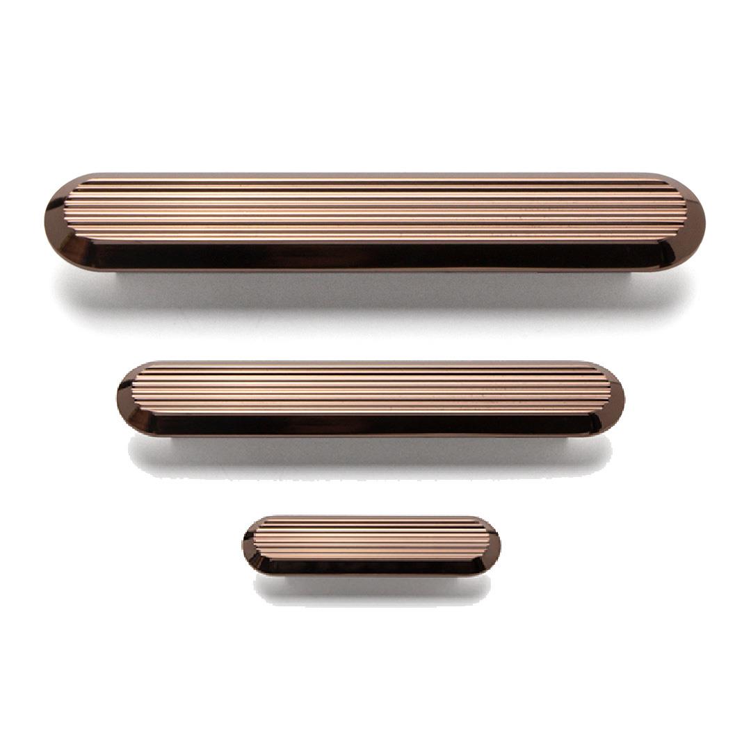 9020  Line-Çizgili Kulp Rose Renk