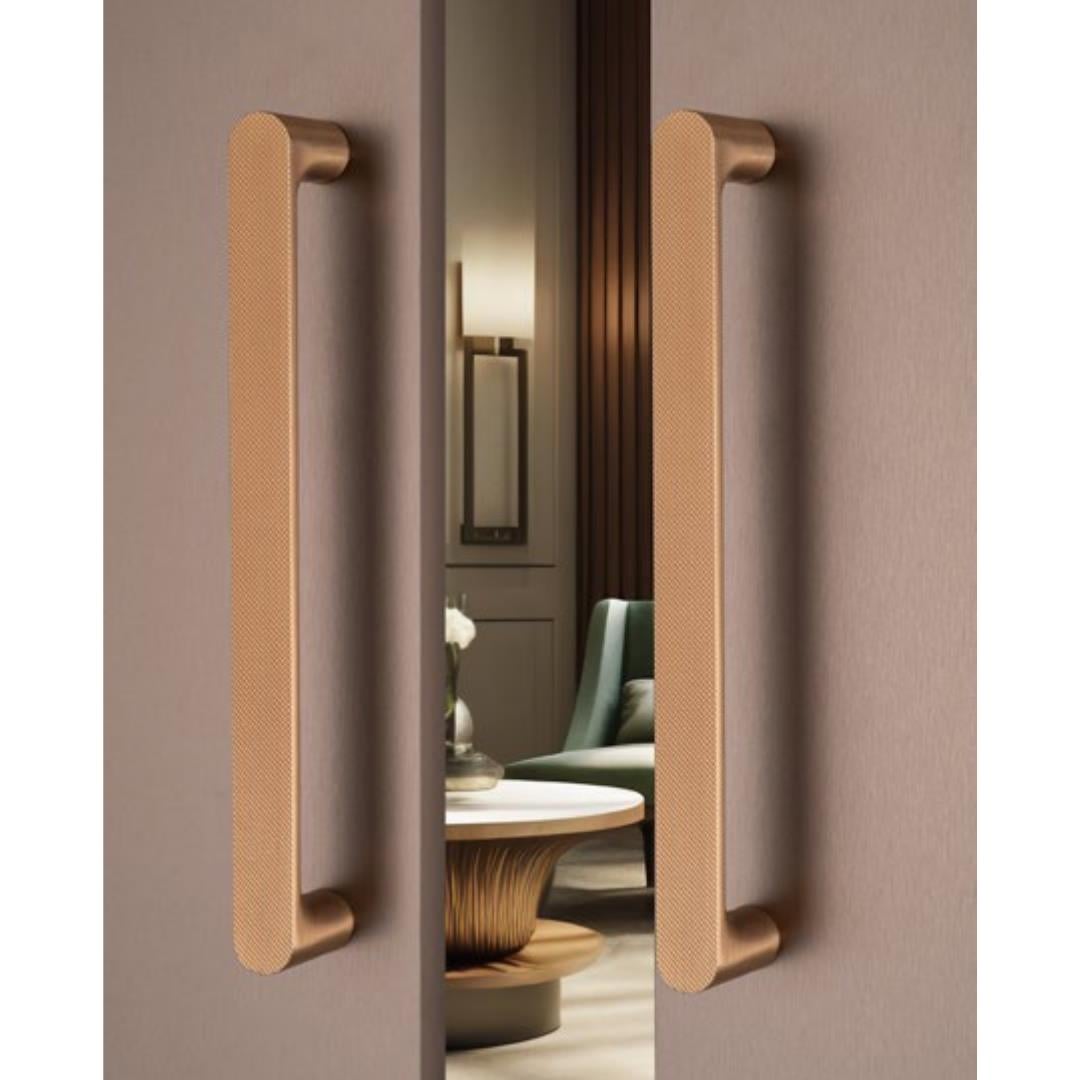 9406 Çekme/Sürgü Kapı Kolu Şampanya Saten Renk 27.6 cm