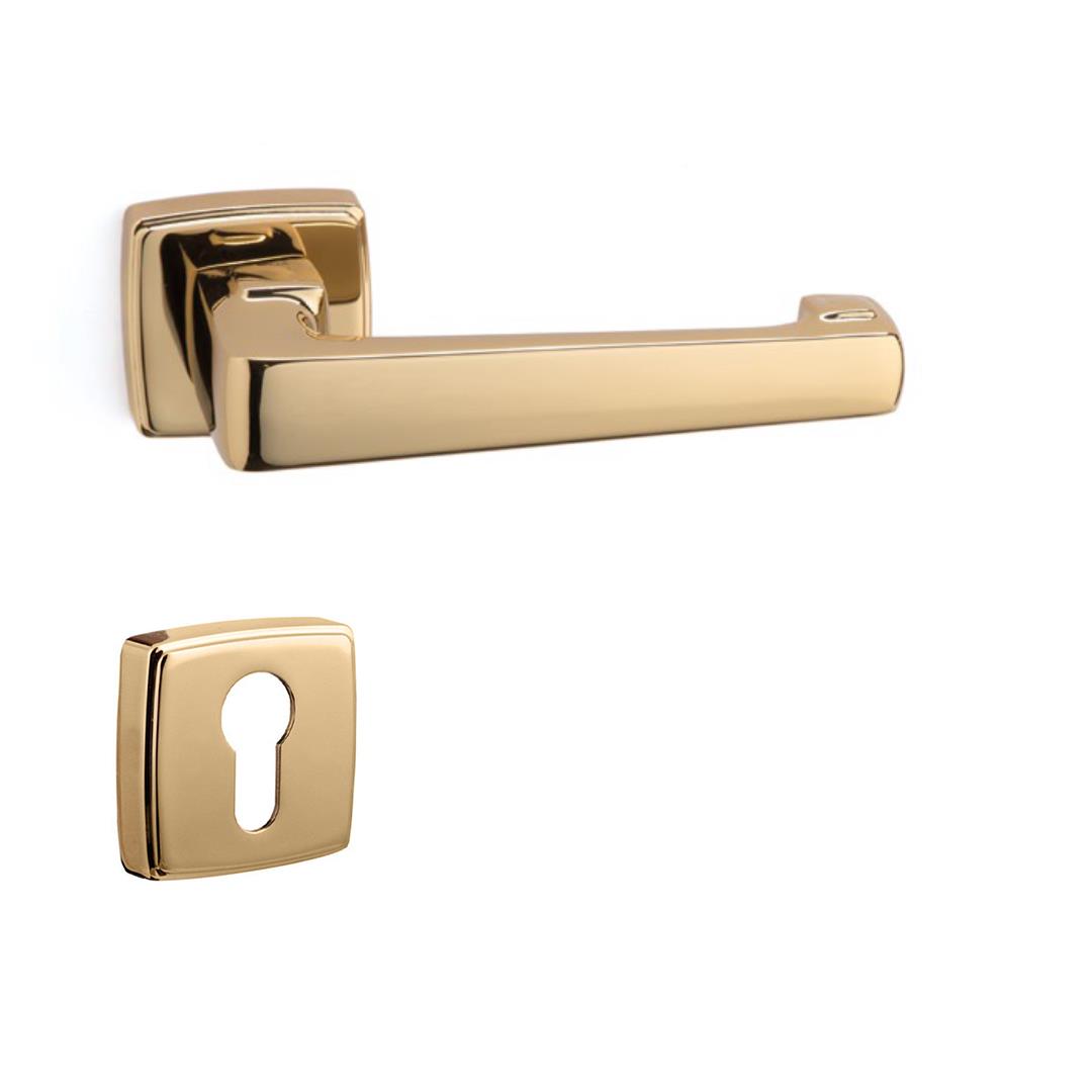 APOLLO ROZETLİ KAPI KOLU ALTIN RENK